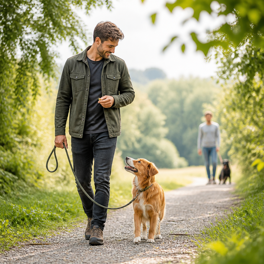 Illustration 2 – Leinenaggression adé: Warum Druck deinen Hund aggressiv macht