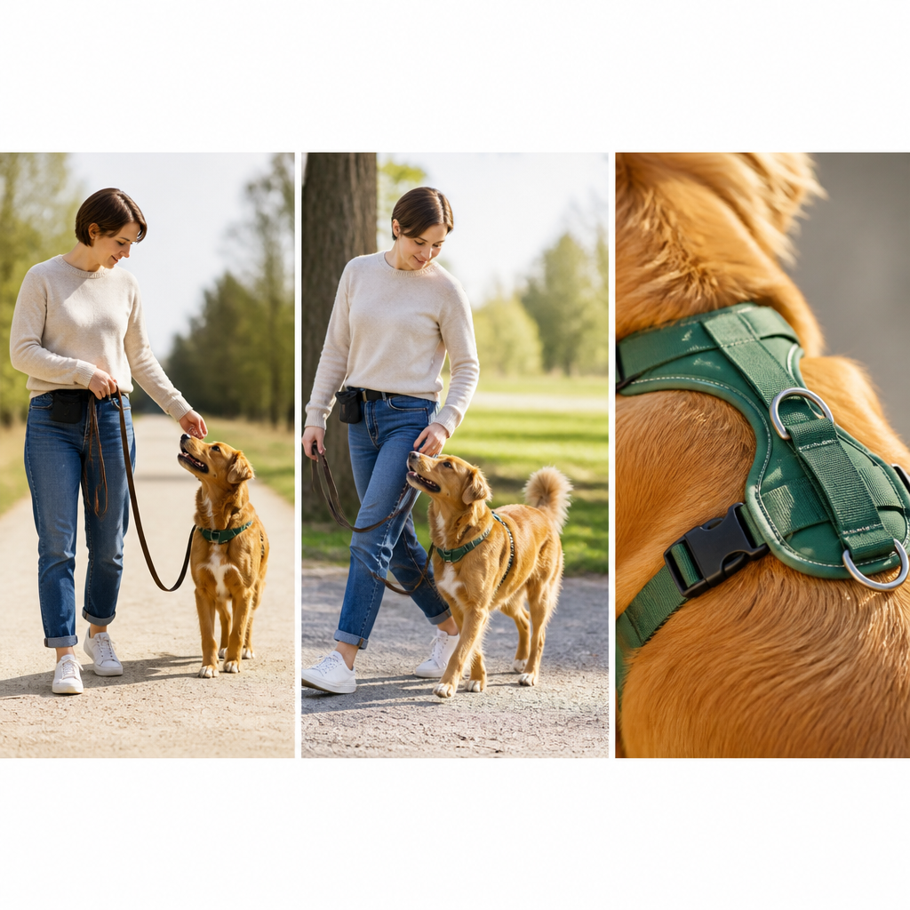 Illustration 2 – Leinenführigkeit beim erwachsenen Hund: Dein Weg zur Entspannung